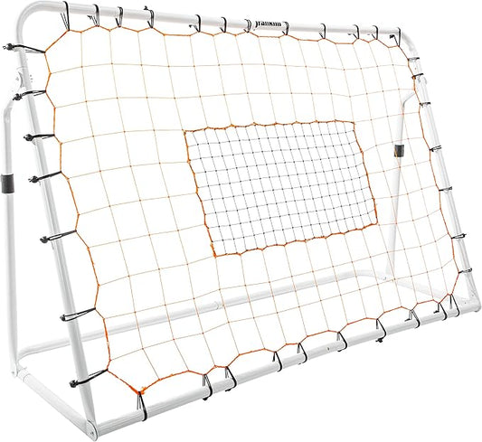Franklin Sports Soccer Rebounder - Tournament Steel Rebounding Net - Perfect for Backyard Practice and Training - 12' x 6' & 6' x 4'