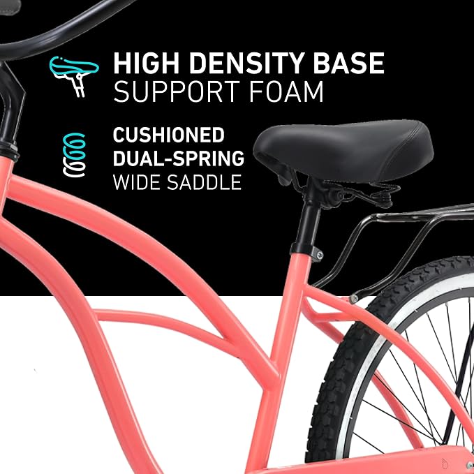 sixthreezero Around The Block Women's Beach Cruiser Bike