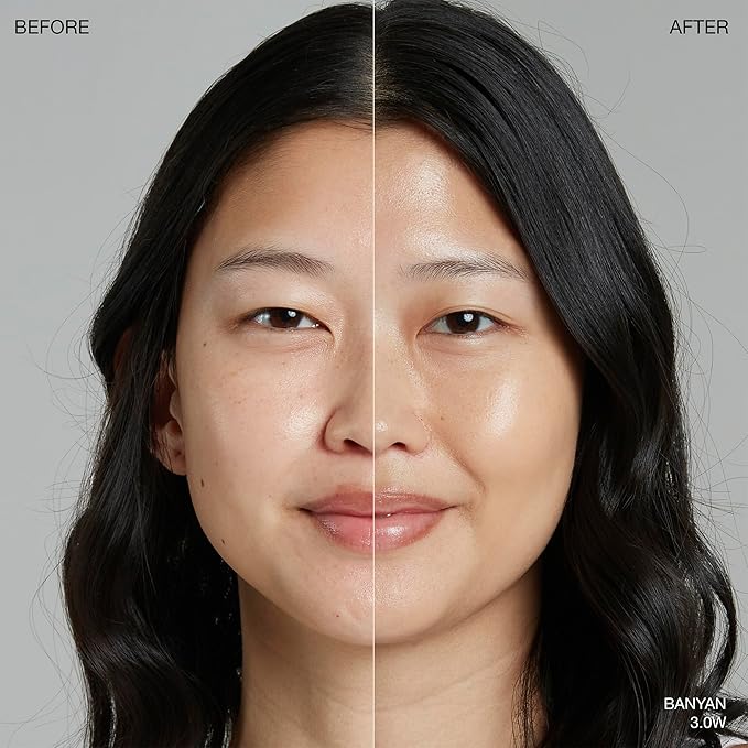 Ogee Sculpted Complexion Foundation Stick (Banyan 3.0W - Medium Light, Golden Undertones) Full Coverage Foundation Makeup - Instantly Balance & Even Complexion - 70% Organic Ingredients