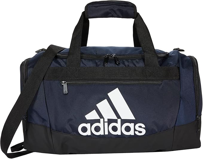 adidas Unisex Defender 4.0 Gym Duffel Bag for Men and Women, Team Navy Blue, Small (38L)