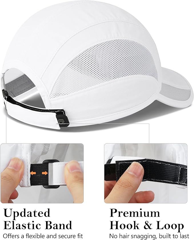 GADIEMKENSD Quick Dry Run Hat Cooling Breathable Mesh