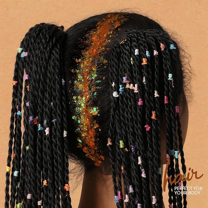 Teenitor Body Glitter Gel, Face Glitter, Orange Glitter for Body Makeup, 80g/2.8oz Face and Body, Hair Glitter Gel, Rave Glitter