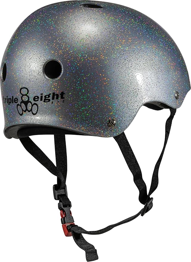 Triple Eight Certified Sweatsaver Helmet for Skateboarding, BMX, Roller Derby, Roller Skating, Inline Skating, Scooter and Bike