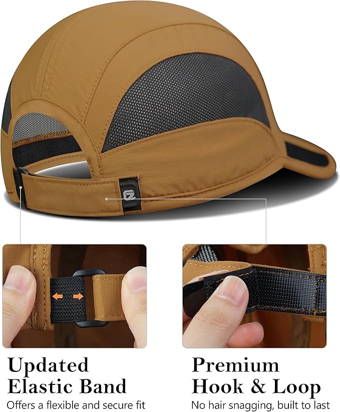 GADIEMKENSD Quick Dry Run Hat Cooling Breathable Mesh