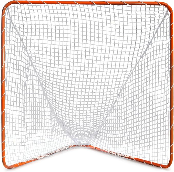 Velocity - Lacrosse Goal - Portable Steel Frame with Black Net, Perfect for Youth and Adult Training, Backyard Design
