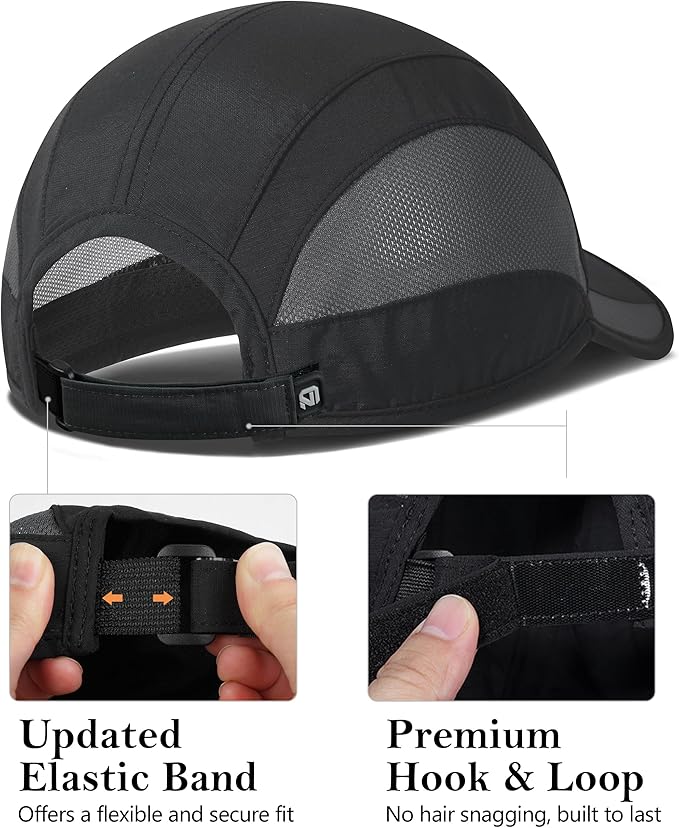 GADIEMKENSD Quick Dry Run Hat Cooling Breathable Mesh