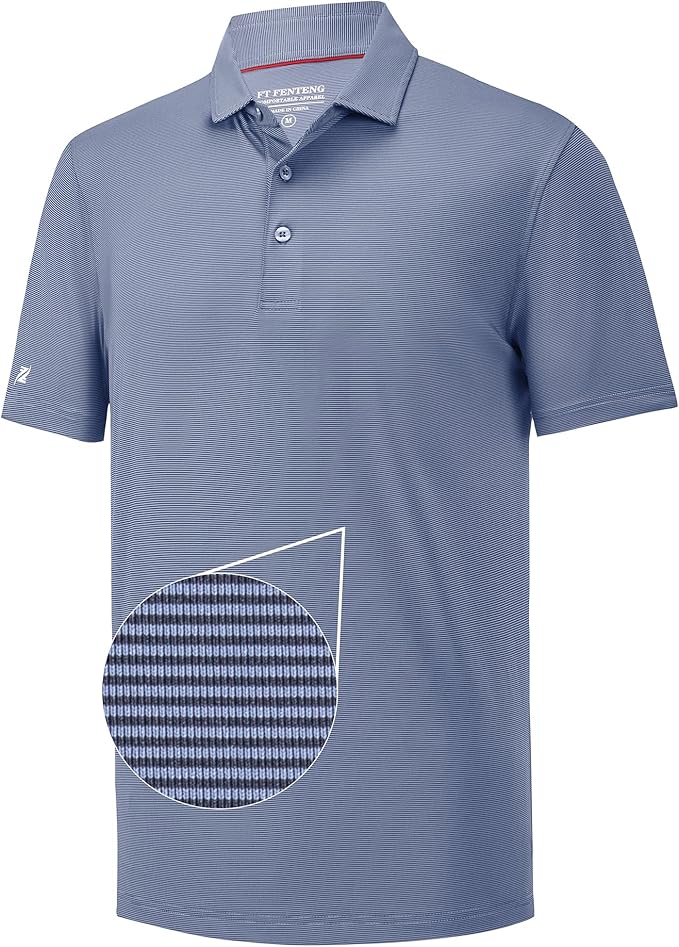 Mens Polo Shirts Short Casual Solid Stylish Dry Fit Performance Designed Collared Golf Polo Shirts for Men