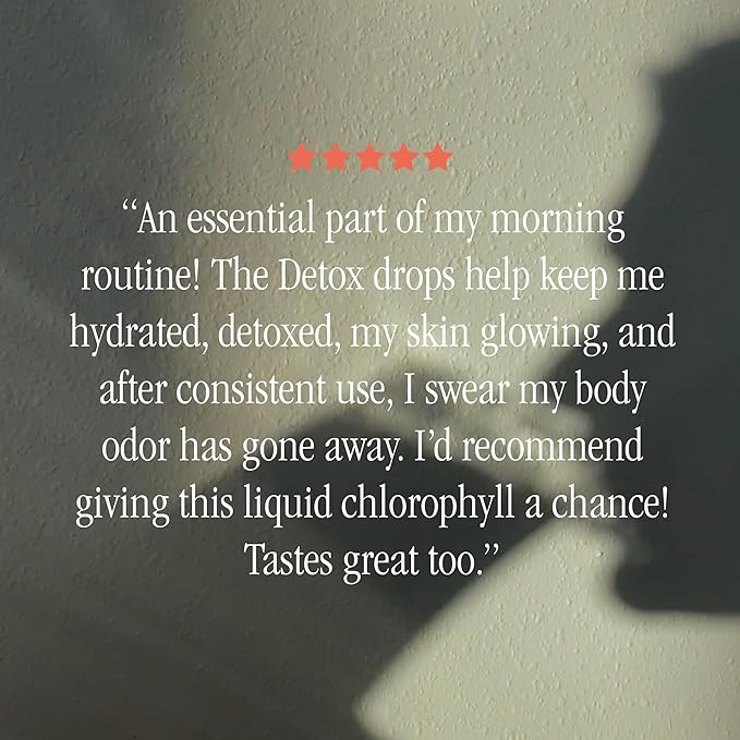 Juna Chlorophyll Liquid Drops, 3X Potency Concentration - Detox, Debloat, Cleanse, Internal Deodorant, Energy & Cellular Support Supplement - Fresh Minty Lemon Taste