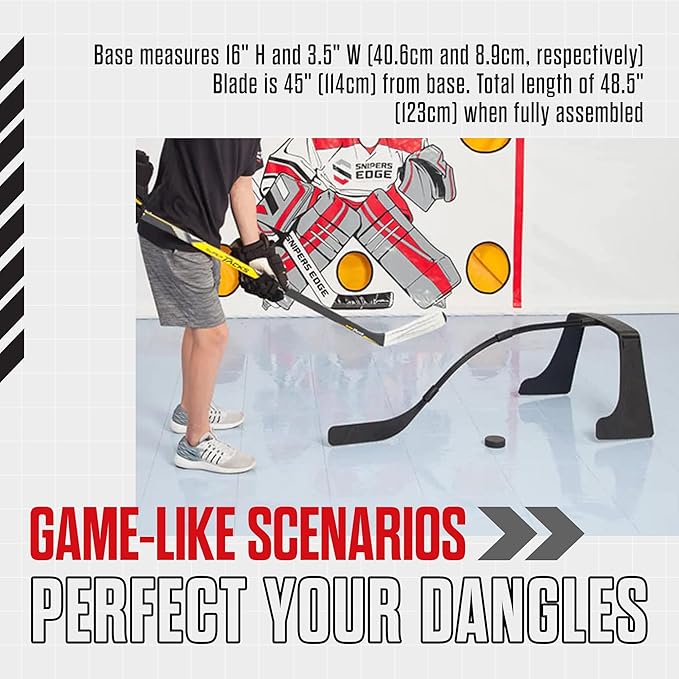 Snipers Edge Hockey - Hockey Attack Triangle - Lightweight and Durable - Works Great for On and Off Ice Training.