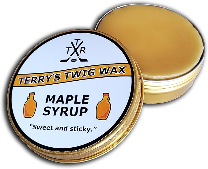 Terry's Twig Wax - Maple Syrup (Extra Grip Hockey Stick Wax) for Hockey Blade Tape, Increased Puck Control, Stick Tricks Michigan, Water Resistant