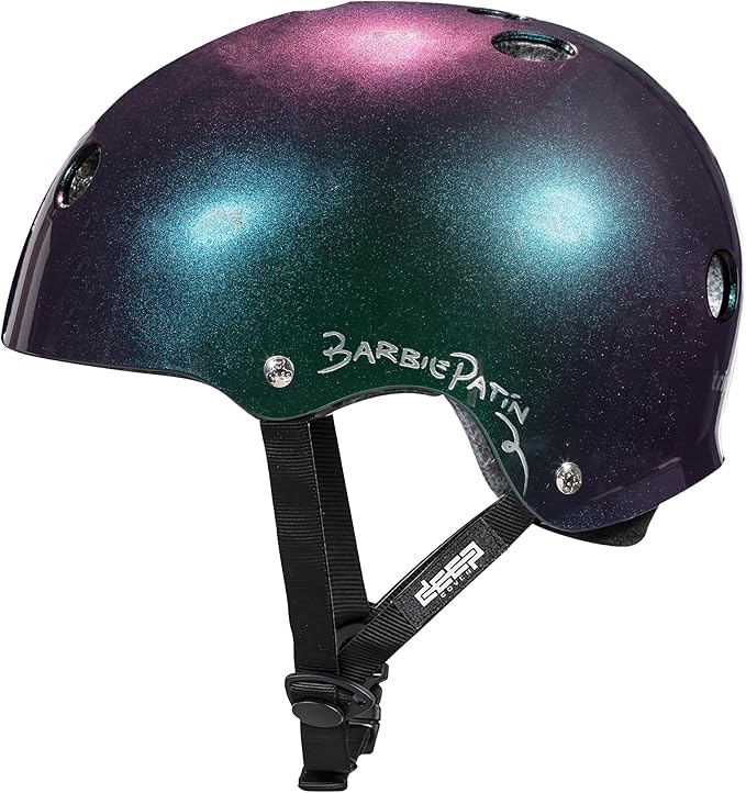Triple Eight Deep Cover Helmet - Ideal for Skateboarding, Bicycling, BMX, and Roller Skating