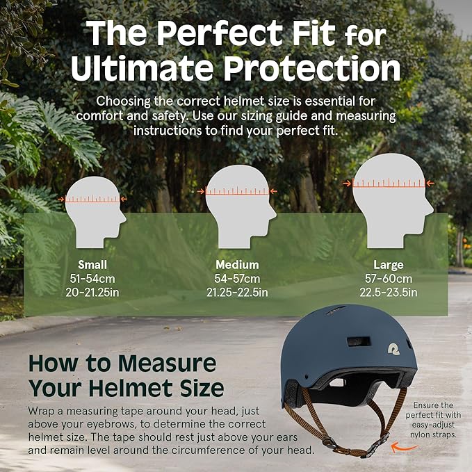 Retrospec Dakota Adult Bike Helmet for Adults - Multi-Sport Protection for BMX, Skating, Scooter, and Skate - Adult Men Skateboard Helmets