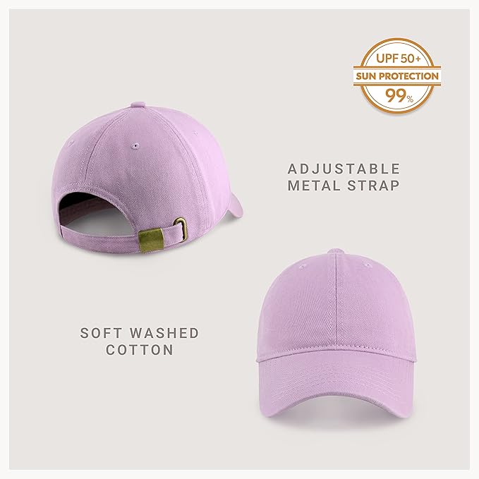 CHOK.LIDS Everyday Premium Dad Hat Unisex Cotton Baseball Cap for Men and Women Adjustable Lightweight Polo Style Curved Brim