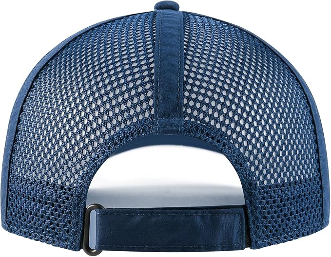 VOBOOM Breathable Full Mesh Baseball Cap for Men, Women, Lightweight Trucker Hats Outdoor Sports Wear