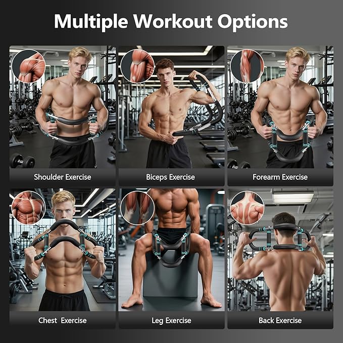 2025 New Twister Arm Trainer - Adjustable Chest Workout Equipment for Men, Professional Arm and Chest Muscle Trainer, Portable Upper Body Workout Machine for Shoulder Forearms Strength Training