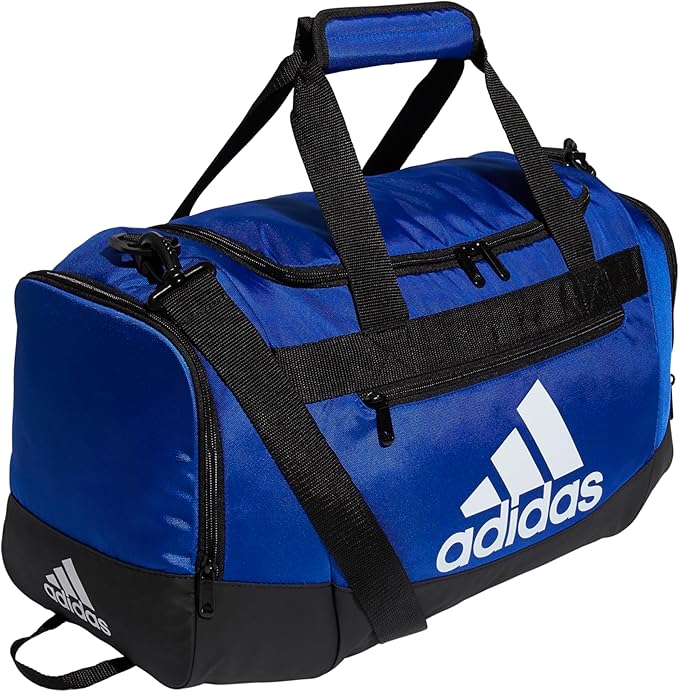 adidas Unisex Defender 4.0 Gym Duffel Bag for Men and Women, Team Royal Blue, Small (38L)