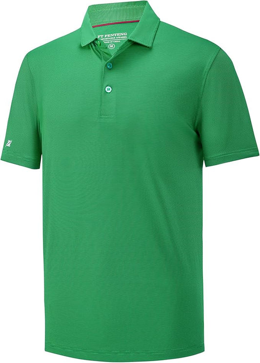 Mens Polo Shirts Short Casual Solid Stylish Dry Fit Performance Designed Collared Golf Polo Shirts for Men
