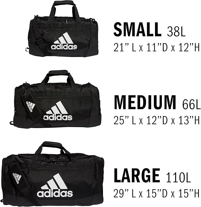 adidas Unisex Defender 4.0 Gym Duffel Bag for Men and Women, Team Shock Pink, Medium (66L)