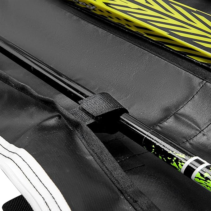 Ski Bag,Single Ski Bags for Air Travel,Ski Bag with Separate Pole Slot,Ski Travel Bag for Snow Gear, Poles and Accessories