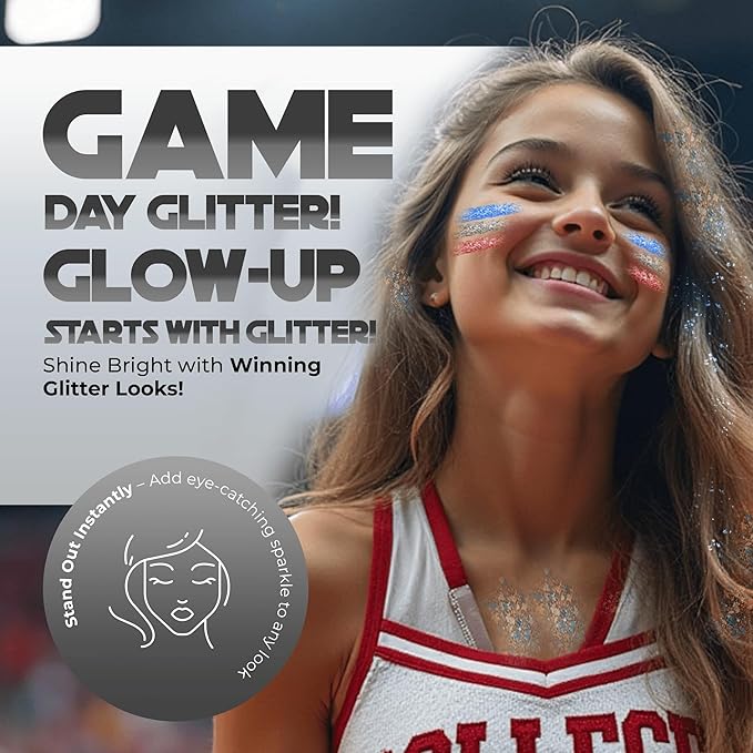 Hair Glitter Gel – Body Glitter for Kids and Women – Iridescent Holograph Cosmetic-Grade Gel w/Moon & Stars for Hair, Body & Face, Applies Smoothly w/o Glue & Washes Off Easily, 3 Oz - Rose 1Pack