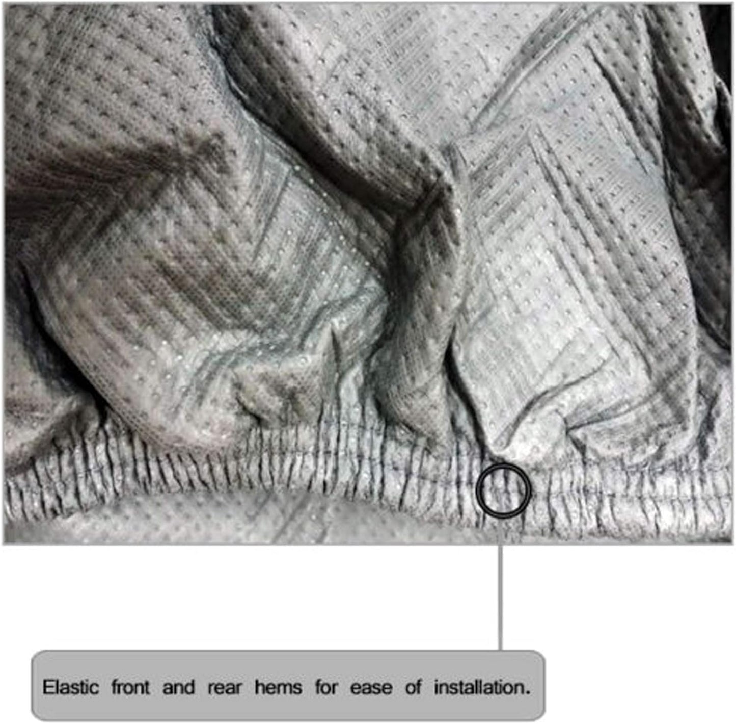 5 Layer Car Cover for Cadillac Series 63 1941-1942, Semi Custom Fit Full Coverage Pollution, Dust, Sun, Snow, Rain, Hail All Weather Protection, Breathable