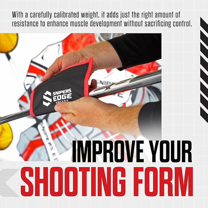 Snipers Edge Hockey - Stick Weight - 6.7 Ounce Weight - Velcro Weight That Goes Along The Blade