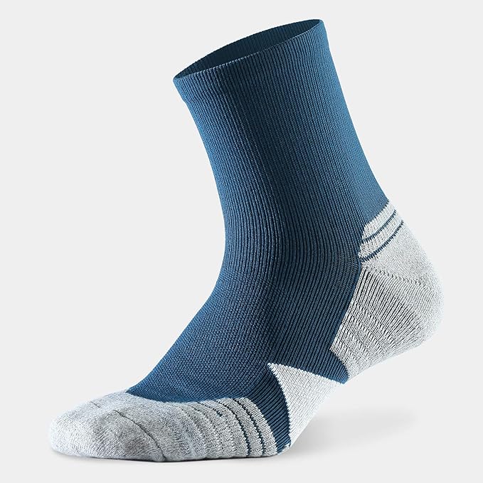 WANDER Men's Athletic Ankle Socks 6-7 Pairs Sports Moisture-wicking Running Basketball Cycling Socks 6-9/10-12/12-14