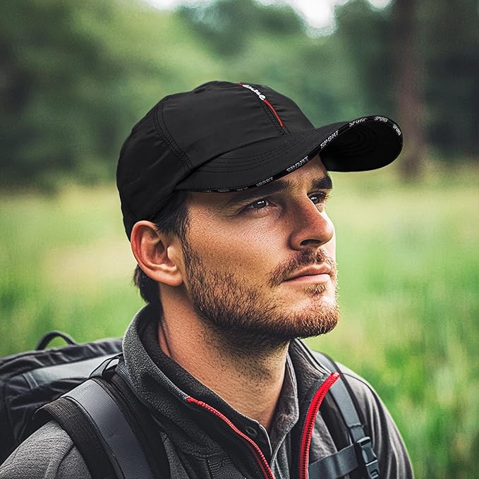 CLAPE Outdoor Sun Visor Hats Lightweight Waterproof Breathable Sports Hat UPF50+ Ultra Thin Cooling Baseball Hats