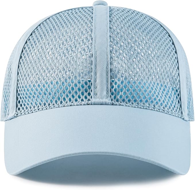VOBOOM Breathable Full Mesh Baseball Cap for Men, Women, Lightweight Trucker Hats Outdoor Sports Wear