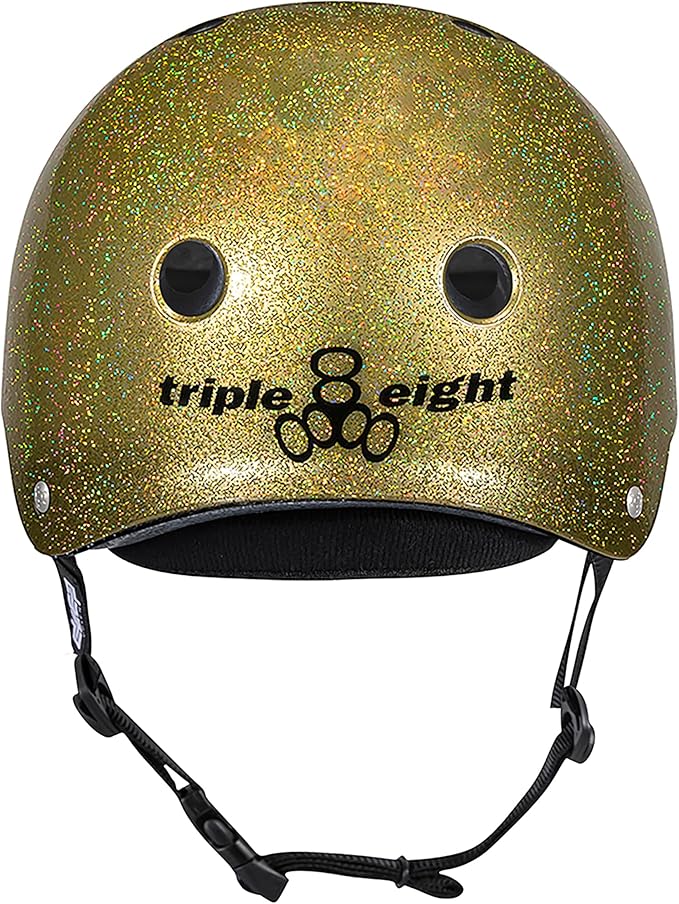 Triple Eight Deep Cover Helmet - Ideal for Skateboarding, Bicycling, BMX, and Roller Skating
