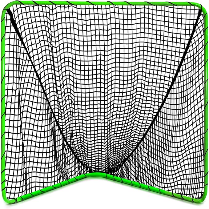 Velocity - Lacrosse Goal - Portable Steel Frame with Black Net, Perfect for Youth and Adult Training, Backyard Design