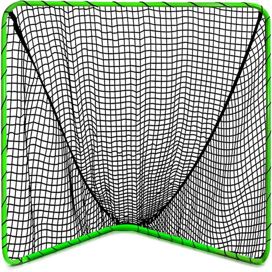 Velocity - Lacrosse Goal - Portable Steel Frame with Black Net, Perfect for Youth and Adult Training, Backyard Design
