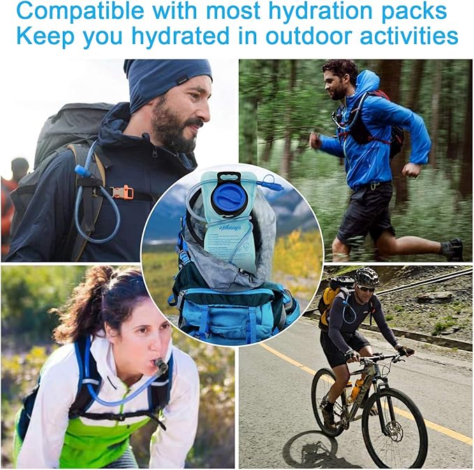 Hydration Bladder 2L-3L Water Storage Bag Reservoir,Military Hydration Pack Replacement for Hiking Biking Climbing Cycling Running Camping Backpack