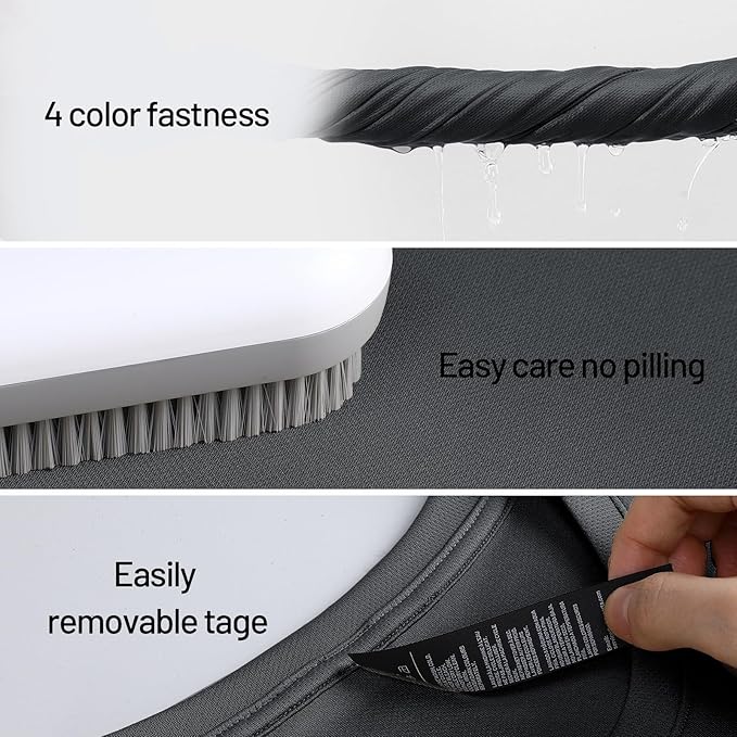 MIER Men's Quick Dry Workout Shirts Moisture Wicking Running Athletic Performance T-Shirts Recycled Polyester Top Tee