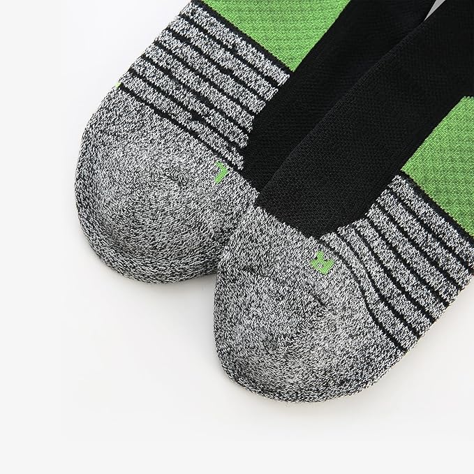 WANDER Men's Athletic Ankle Socks 6-7 Pairs Sports Moisture-wicking Running Basketball Cycling Socks 6-9/10-12/12-14