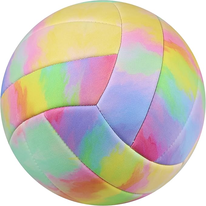 Volleyball Size 5 - Premium PU Leather, Ultra-Durable Soft to The Touch for Youth, Adults, Ideal for Indoor, Outdoor, Beach Sports Training