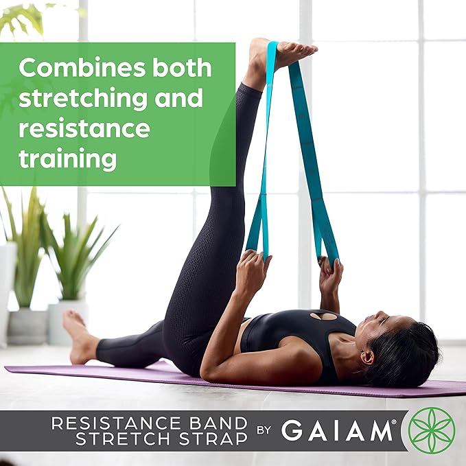 Gaiam Restore Resistance Band Stretching