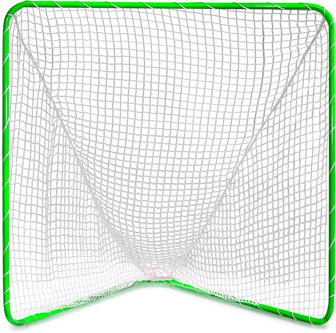 Velocity - Lacrosse Goal - Portable Steel Frame with Black Net, Perfect for Youth and Adult Training, Backyard Design