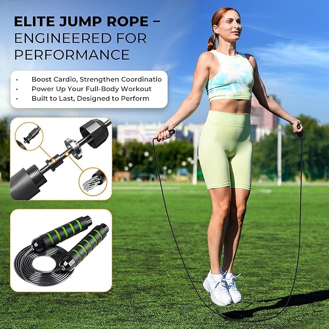 Agility Ladder Speed Training Equipment Set-2x 20ft Agility Ladder,12 Soccer Cones,4 Adjustable Hurdles, Jump Rope, Running Parachute| Basketball Football Soccer Training Equipment for Kids Adults