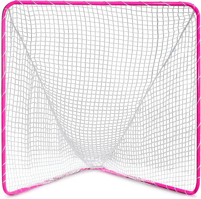 Velocity - Lacrosse Goal - Portable Steel Frame with Black Net, Perfect for Youth and Adult Training, Backyard Design