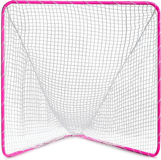 Velocity - Lacrosse Goal - Portable Steel Frame with Black Net, Perfect for Youth and Adult Training, Backyard Design