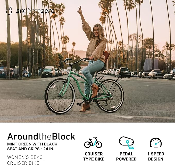 sixthreezero Around The Block Women's Beach Cruiser Bike