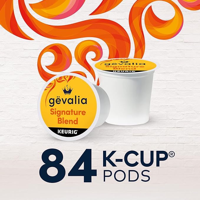 Gevalia Signature Blend Mild Light Roast K-Cup Coffee Pods, 84 ct Box
