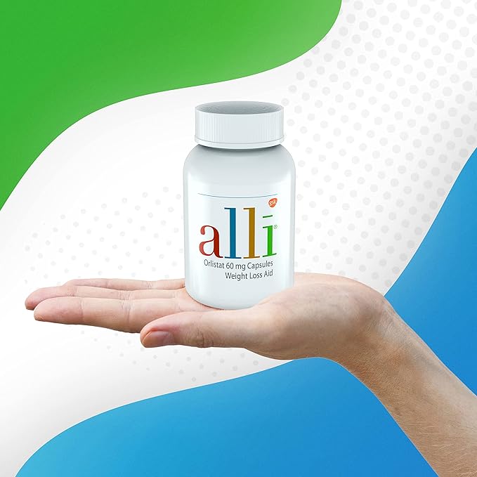 alli Diet Weight Loss Supplement Pills, Orlistat 60mg Capsules Starter Pack, Non prescription weight loss aid, 60 count(Pack of 1)