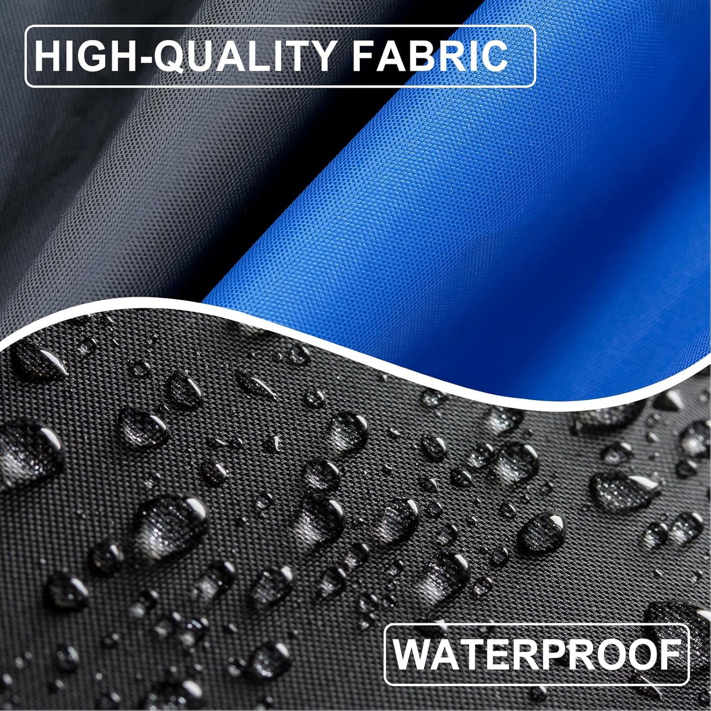 SUV Car Cover Waterproof All Weather for Automobiles, Full Exterior Covers for Jeep (182-190 inch) Universal Fit for Chevrolet Equinox, Ford Escape, etc. Rain Winter Sun Snow Protection.