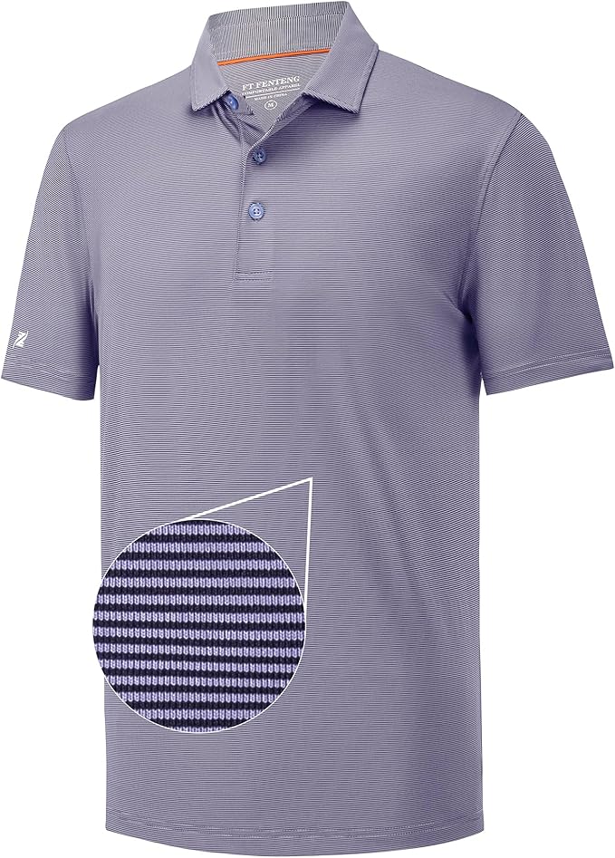 Mens Polo Shirts Short Casual Solid Stylish Dry Fit Performance Designed Collared Golf Polo Shirts for Men