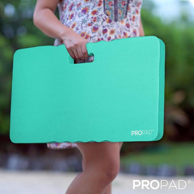 Thick Kneeling Pad, Garden Kneeler for Gardening, Bath Kneeler for Baby Bath, Kneeling Mat for Exercise & Yoga, Knee Pad for Work, Floor Foam Pad, 2X Large (XXL) 24 x 14 x 1.5 Inches, Turquoise