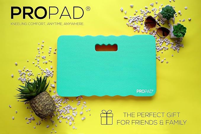 Thick Kneeling Pad, Garden Kneeler for Gardening, Bath Kneeler for Baby Bath, Kneeling Mat for Exercise & Yoga, Knee Pad for Work, Floor Foam Pad, Extra Large (XL) 18 x 11 x 1.5 Inches, Turquoise