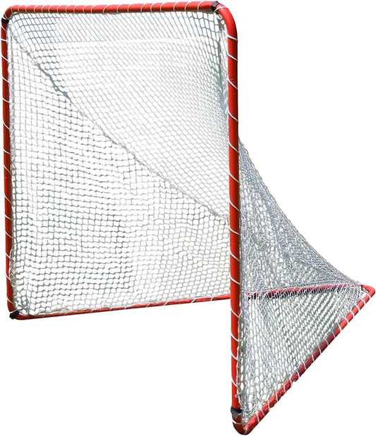 Trigon Sports Lacrosse Goal, 72” x 72” Portable Lacrosse Nets for Backyard, Steel Frame Lax Goal Hockey Soccer Training Equipment for Practice & Accuracy