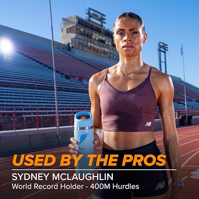 Gatorade 'Overtime' 22oz Stainless Steel Water Bottle, Twist Cap, Pink